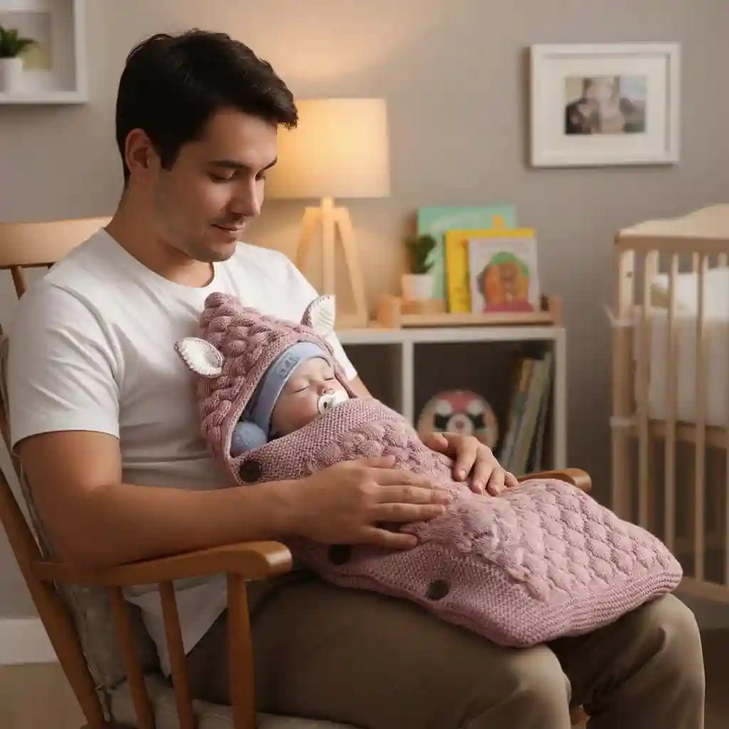 Sac de couchage bebe au tricot quatre saisons - Choupinoo