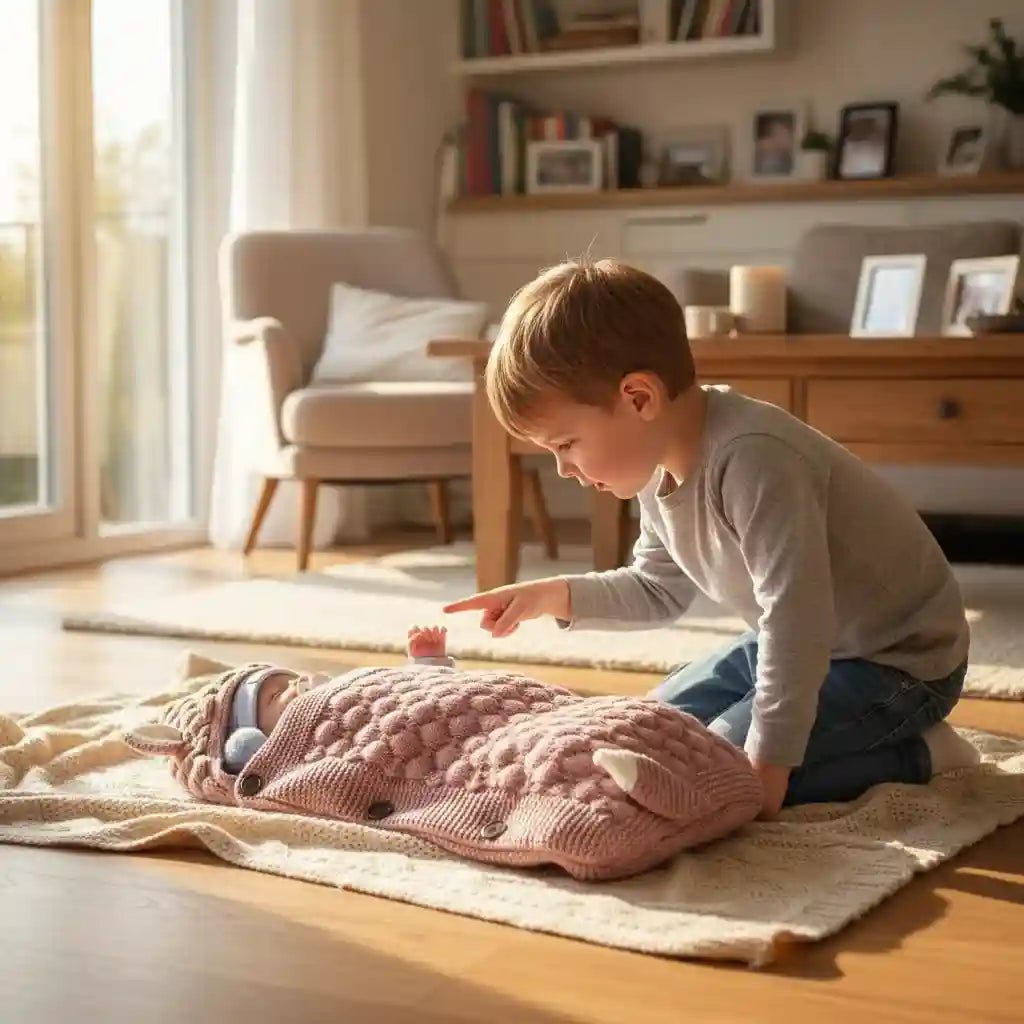 Sac de couchage bebe au tricot quatre saisons - Choupinoo