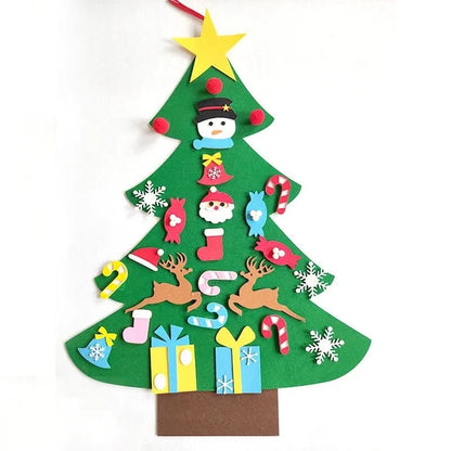 Sapin de Noël en feutrine mural pour enfants - Choupinoo