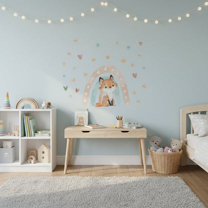 Stickers Muraux Arc - en - Ciel Aquarelle – Chambre Bébé Pastel - Choupinoo