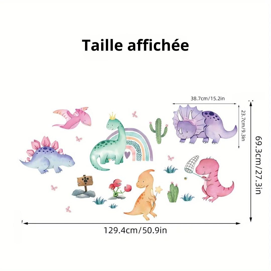 Stickers muraux chambre dinosaure - Choupinoo