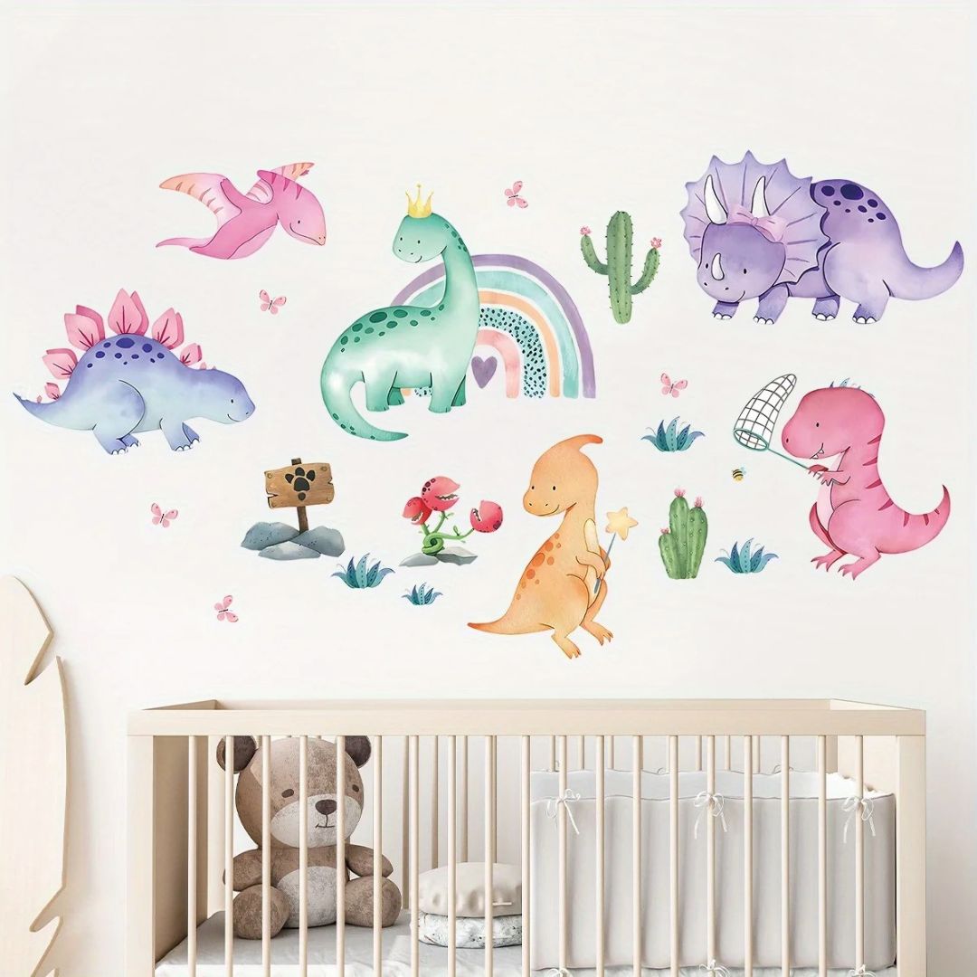 Stickers muraux chambre dinosaure - Choupinoo