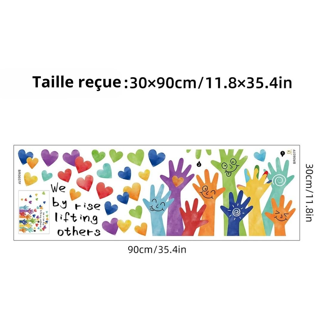 Stickers muraux chambre tout plein d'amour - Choupinoo