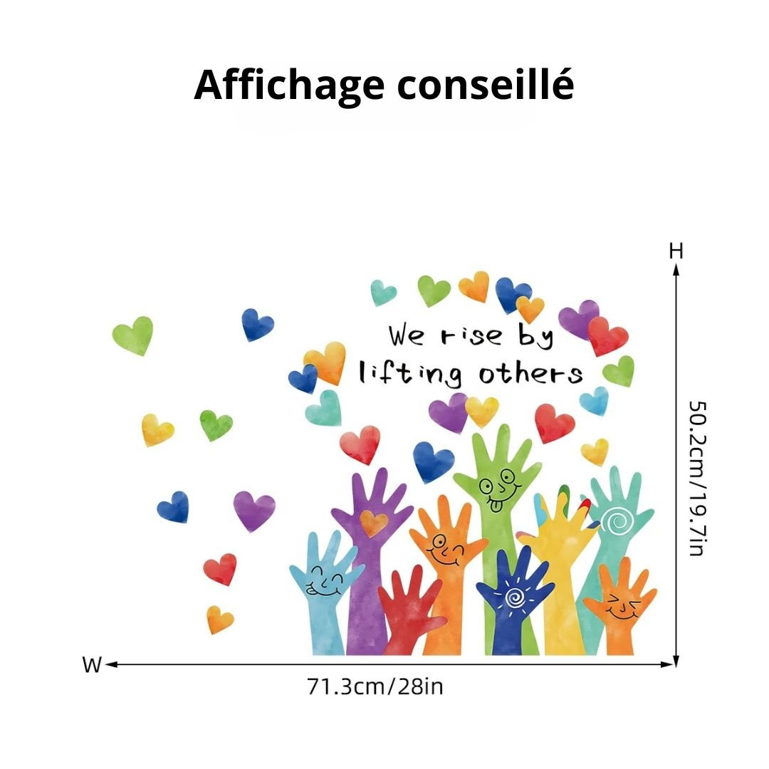 Stickers muraux chambre tout plein d'amour - Choupinoo