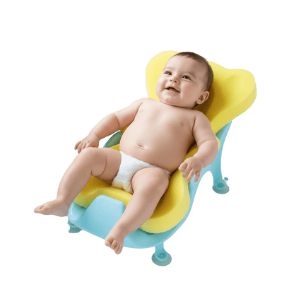 Tapis de Bain Bébé Antidérapant en Coussin — Matelas bain moelleux avec éponges - Choupinoo