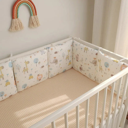 tour de lit bébé modulable et matelassé contour de lit kaki - Choupinoo