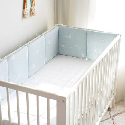 tour de lit bébé modulable et matelassé contour de lit kaki - Choupinoo