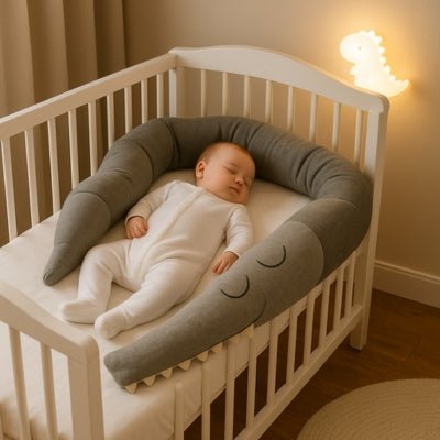 Tour de lit crocodile en peluche - Choupinoo