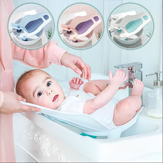 Transat de bain bébé toilette dans un baignoire réduit - Choupinoo