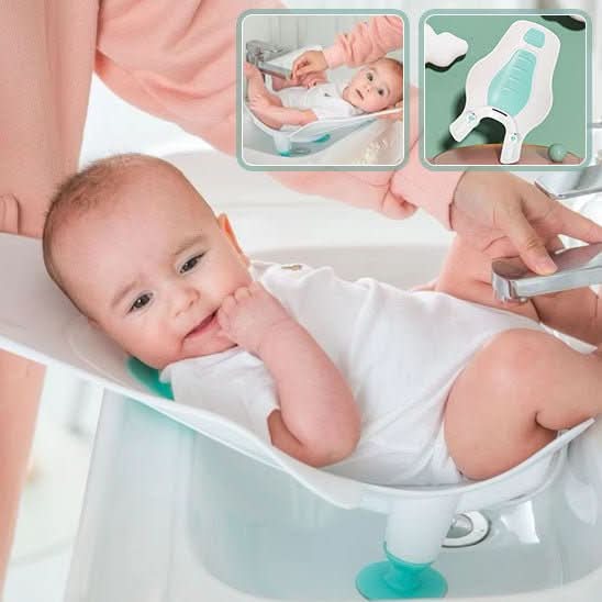 Transat de bain bébé toilette dans un baignoire réduit - Choupinoo