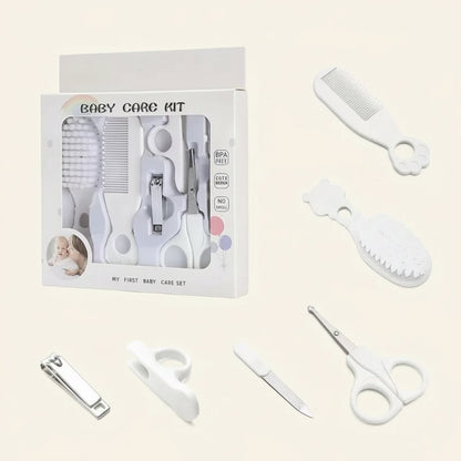 Trousse de Toilette Bébé 6 Pièces – Kit Soin Complet Nouveau - Né & Nourrisson | Choupinoo - Choupinoo