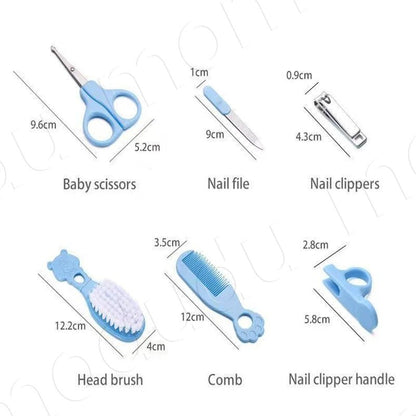 Trousse de Toilette Bébé 6 Pièces – Kit Soin Complet Nouveau - Né & Nourrisson | Choupinoo - Choupinoo