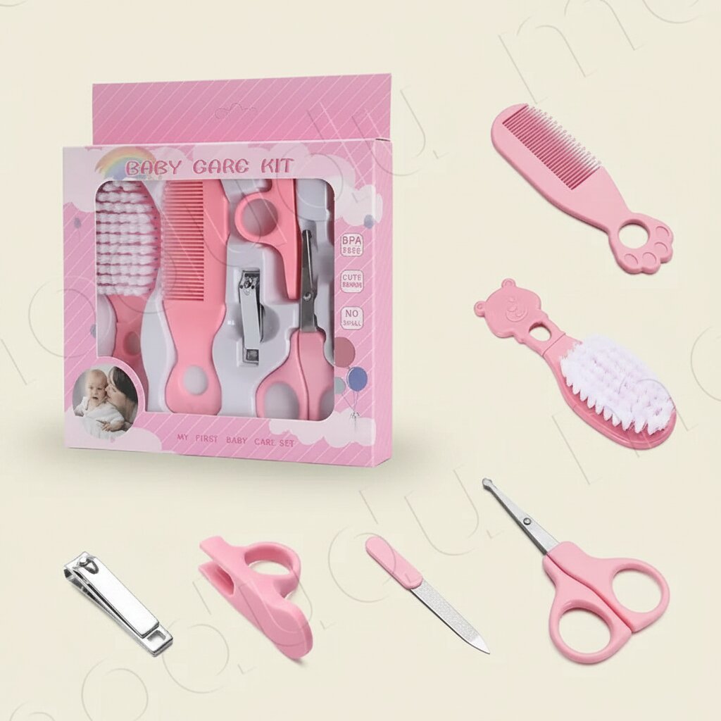 Trousse de Toilette Bébé 6 Pièces – Kit Soin Complet Nouveau - Né & Nourrisson | Choupinoo - Choupinoo