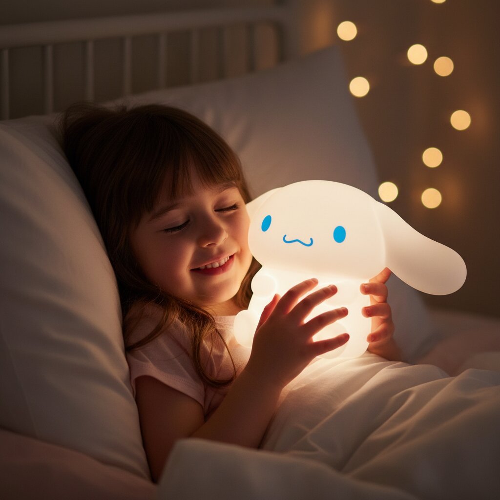 Veilleuse Hello Kitty Sanrio - Pack 4 Lampes Kawaii Enfant - Choupinoo