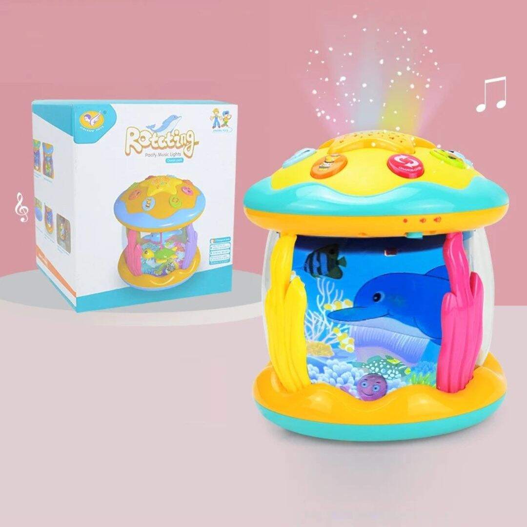 Veilleuse musicale bébé projection étoile au plafond - Choupinoo