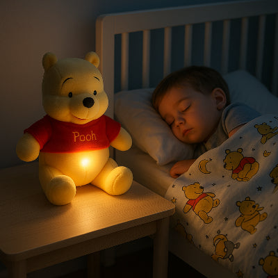 Winnie l'ourson jaune qui respire
