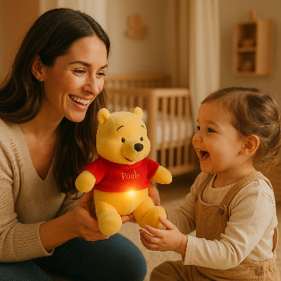 Winnie l'ourson jaune qui respire