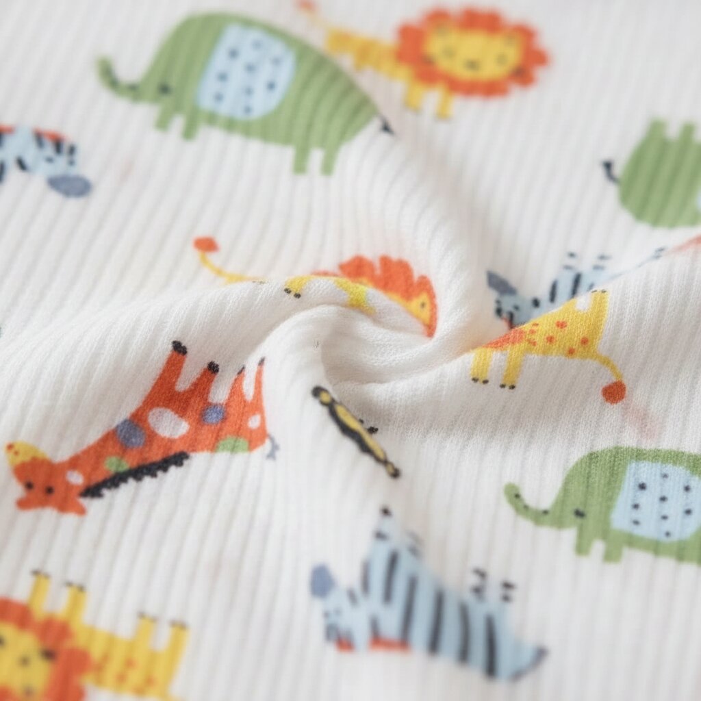 Zoom sur la matière coton doux hypoallergénique – emmaillotage bébé Choupinoo